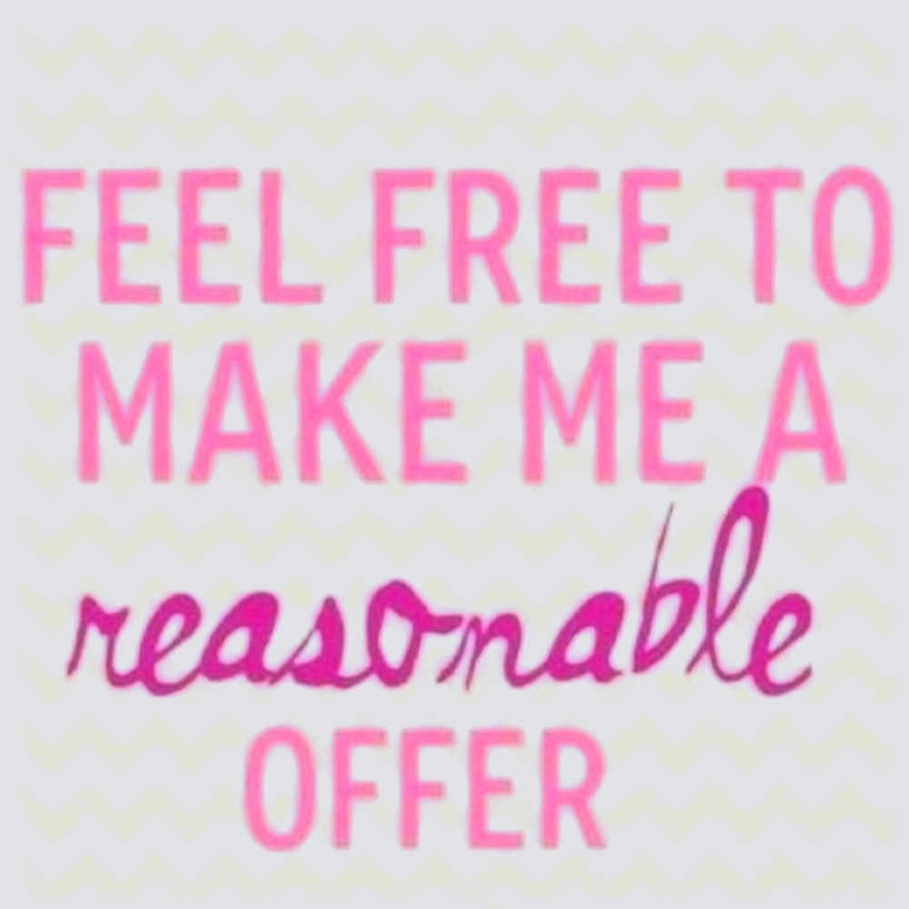 Reasonable Offers Welcome 🤩